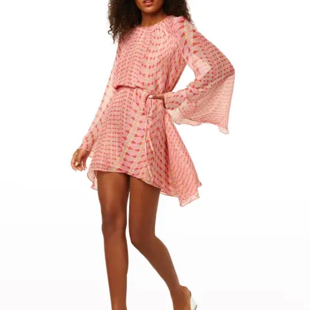 MISA Los Angeles pink dress